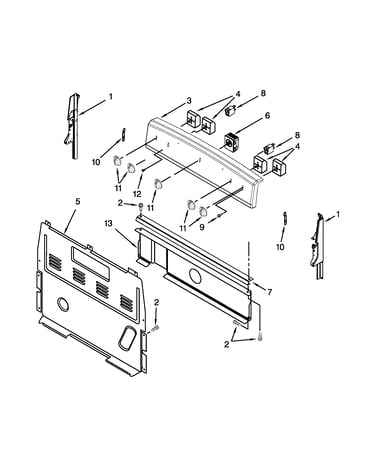 Control panel parts