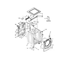 Maytag MHW6000AW2 top and cabinet parts diagram