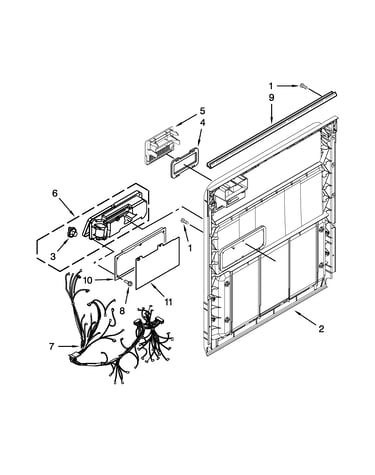 Inner door parts