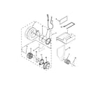Jenn-Air JGS9900CDB00 blower unit parts diagram