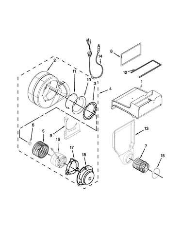 Blower unit parts