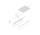 Jenn-Air JGS9900CDB00 drawer and rack parts diagram