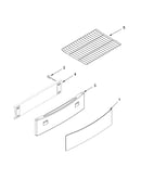 Drawer and rack parts