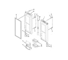 Jenn-Air JFC2290VEM6 refrigerator door parts diagram