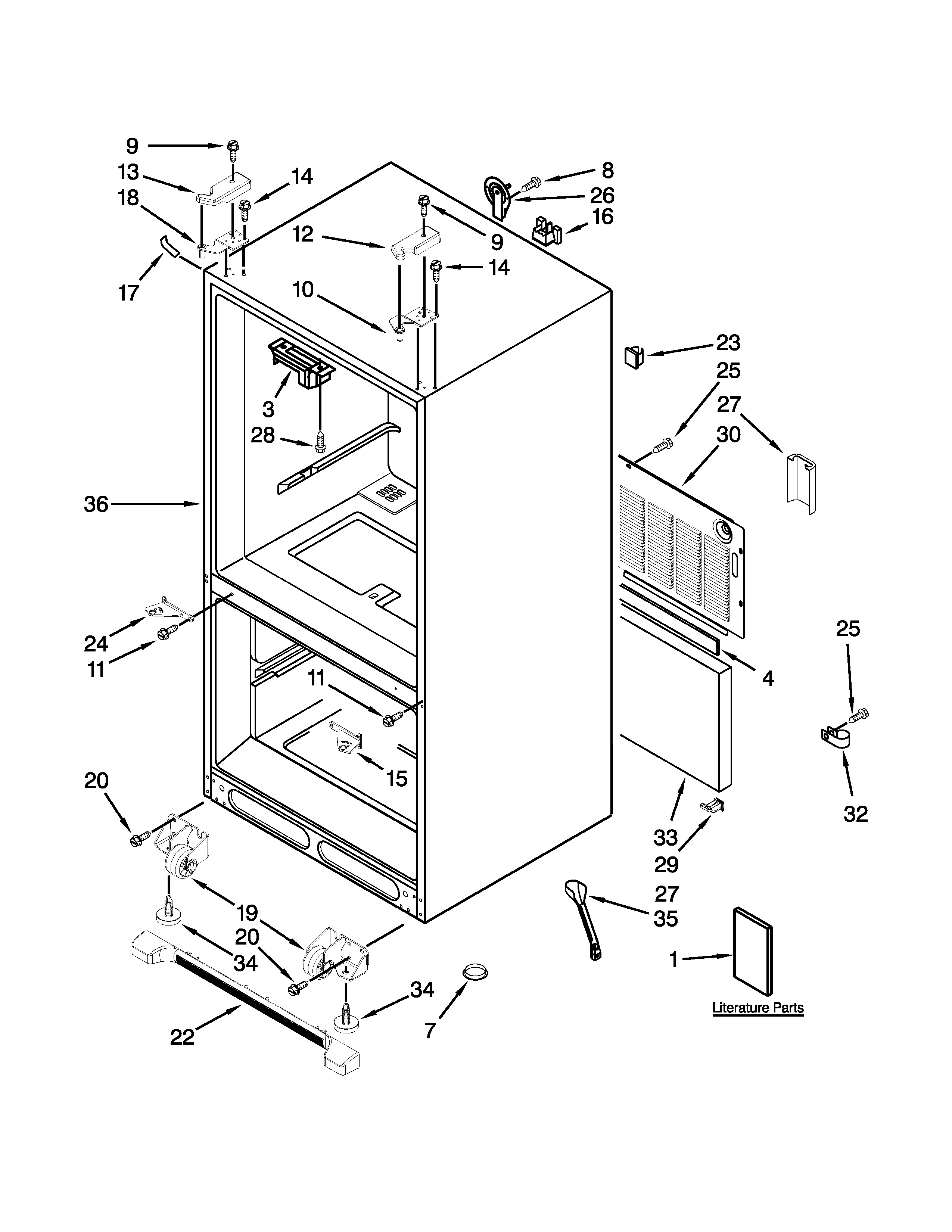 Cabinet parts