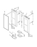 Refrigerator door parts