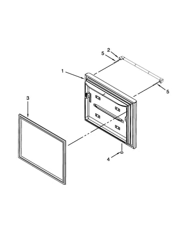 Freezer door parts