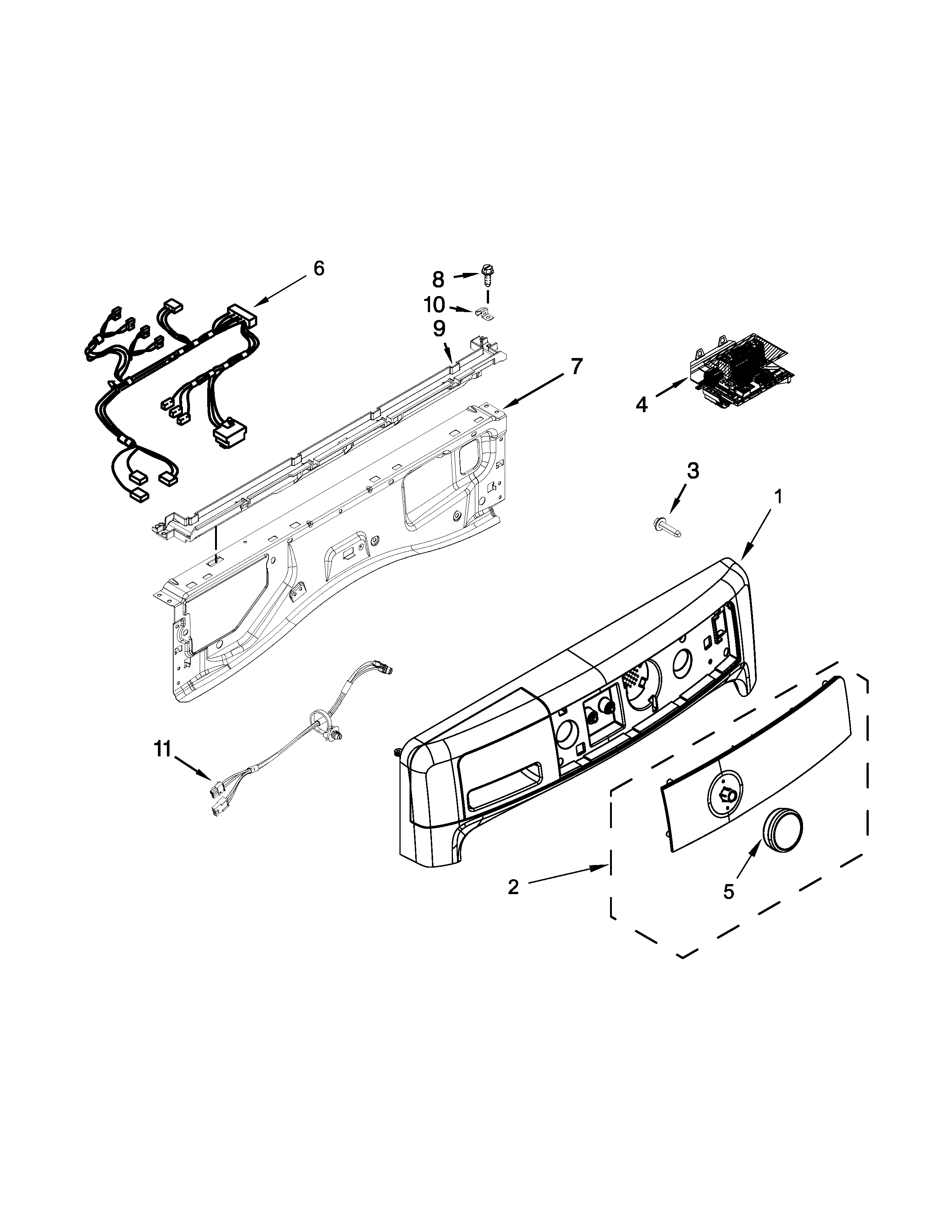 Control panel parts