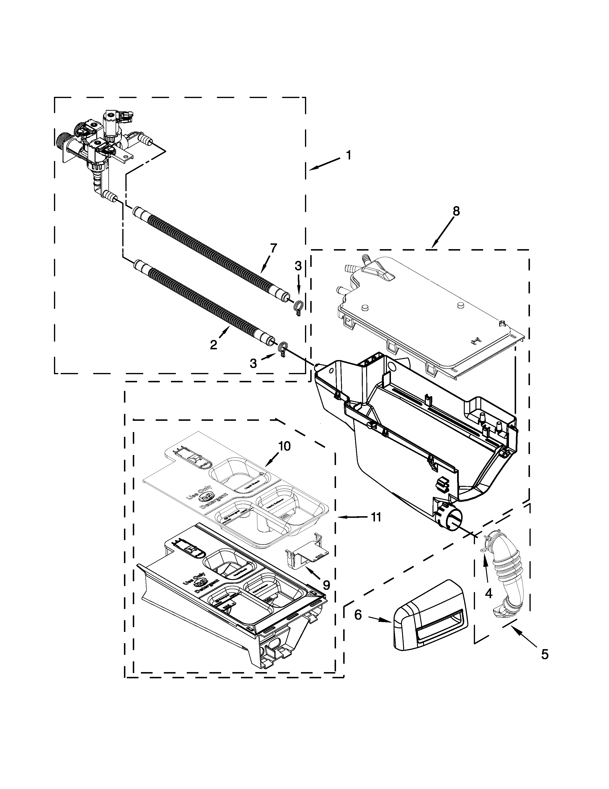 DISPENSER PARTS