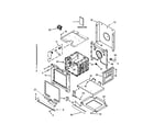 Whirlpool RBD245PRB05 lower oven parts diagram
