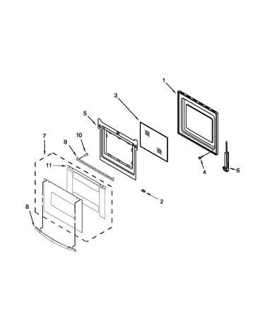 Lower door parts