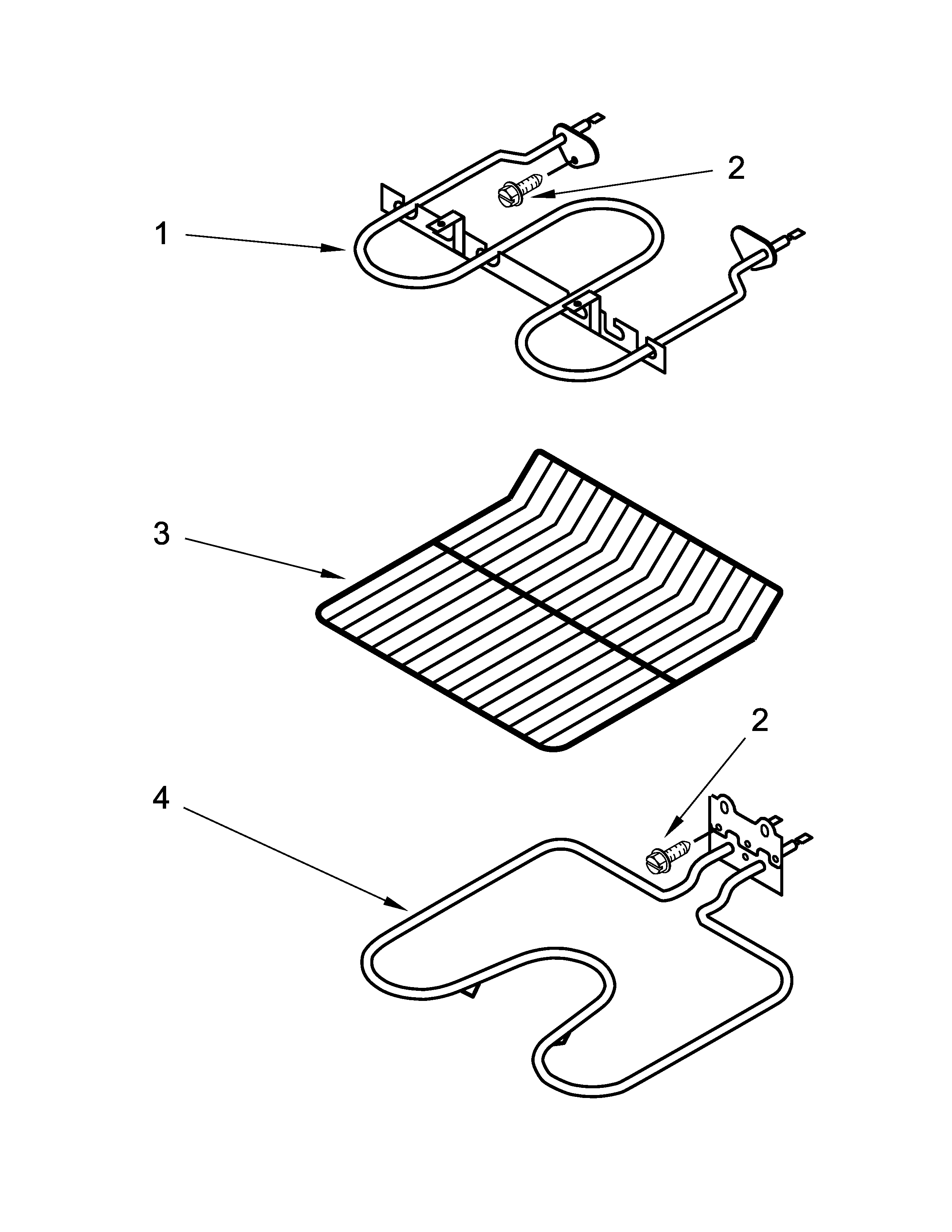 Internal oven parts
