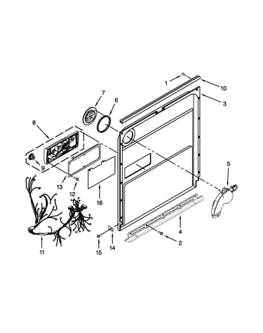 Inner door parts