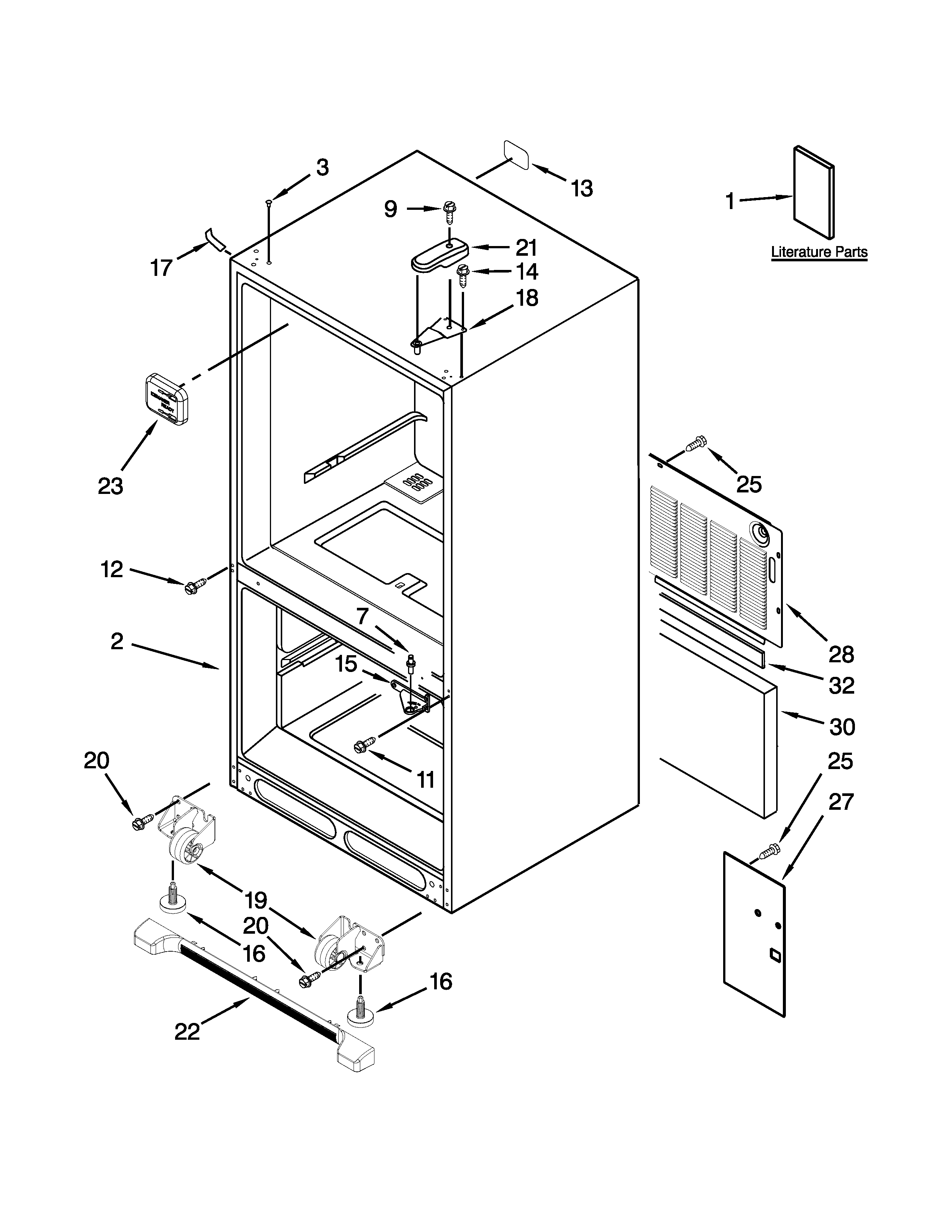 Cabinet parts
