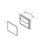 Freezer door parts