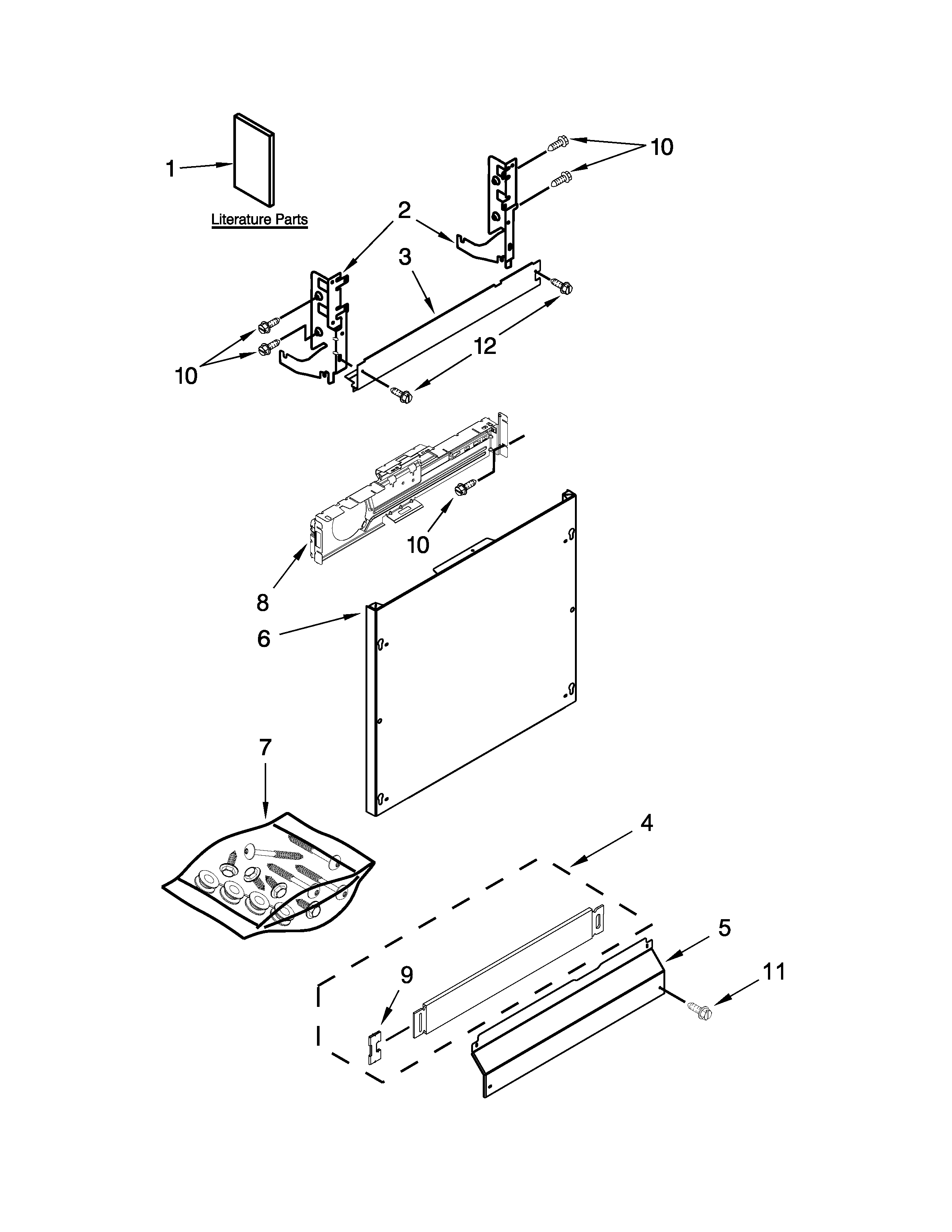 Door panel parts