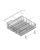 Upper rack and track parts