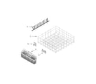 Ikea IUD8500BX1 lower rack parts diagram