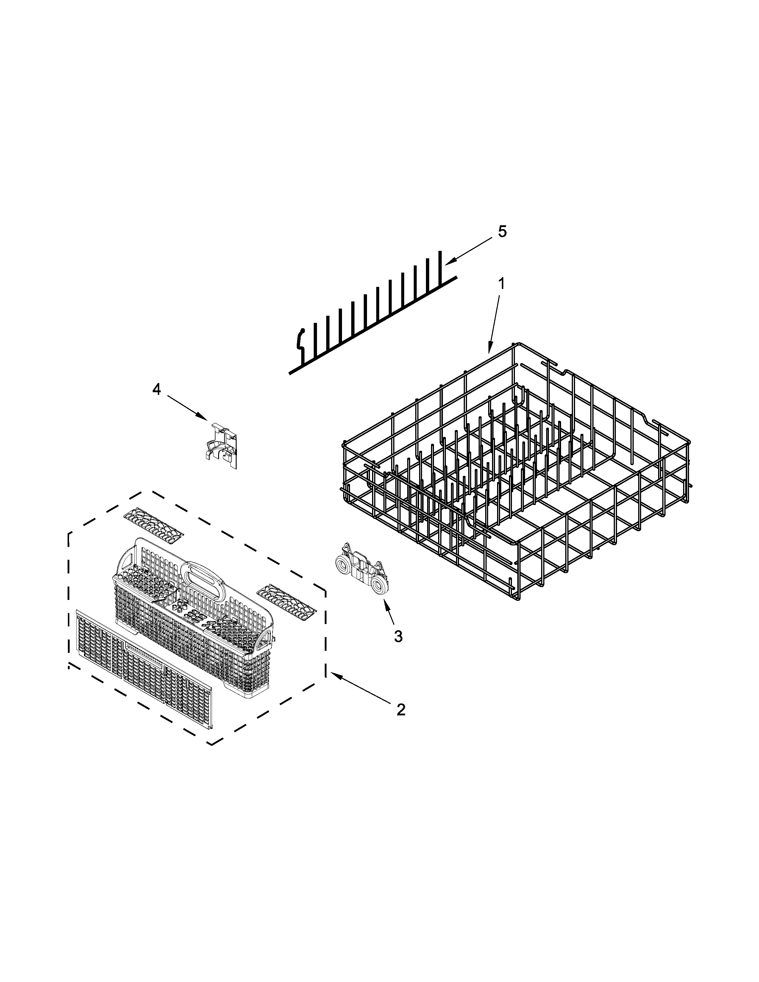 LOWER RACK PARTS