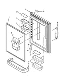 Refrigerator door parts