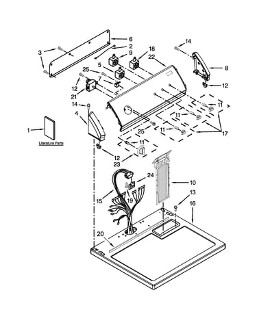 Top and console parts