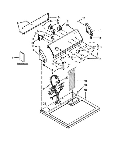 Top and console parts