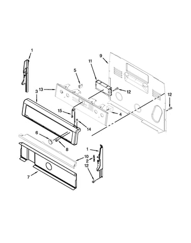 Control panel parts
