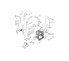 Whirlpool WGE555S0BS00 chassis parts diagram