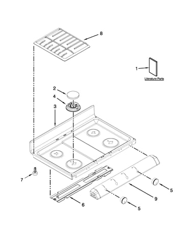 Cooktop parts