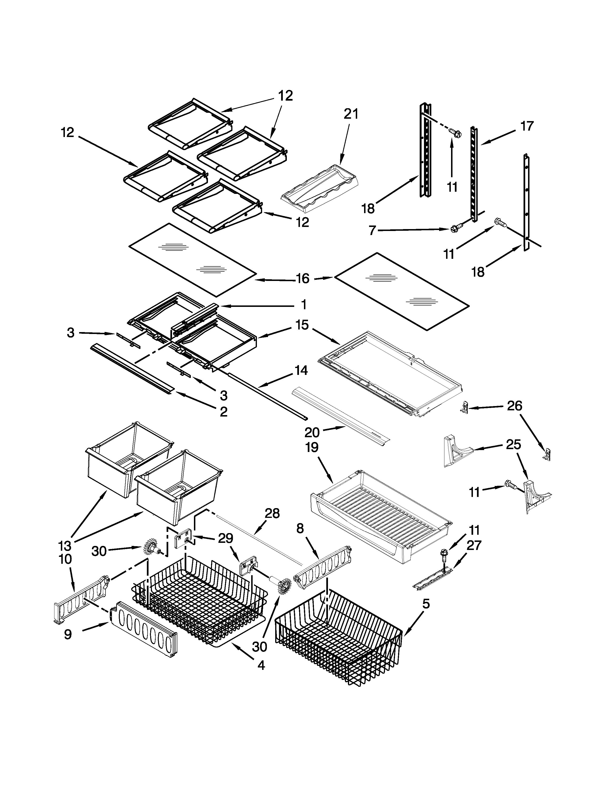 SHELF PARTS