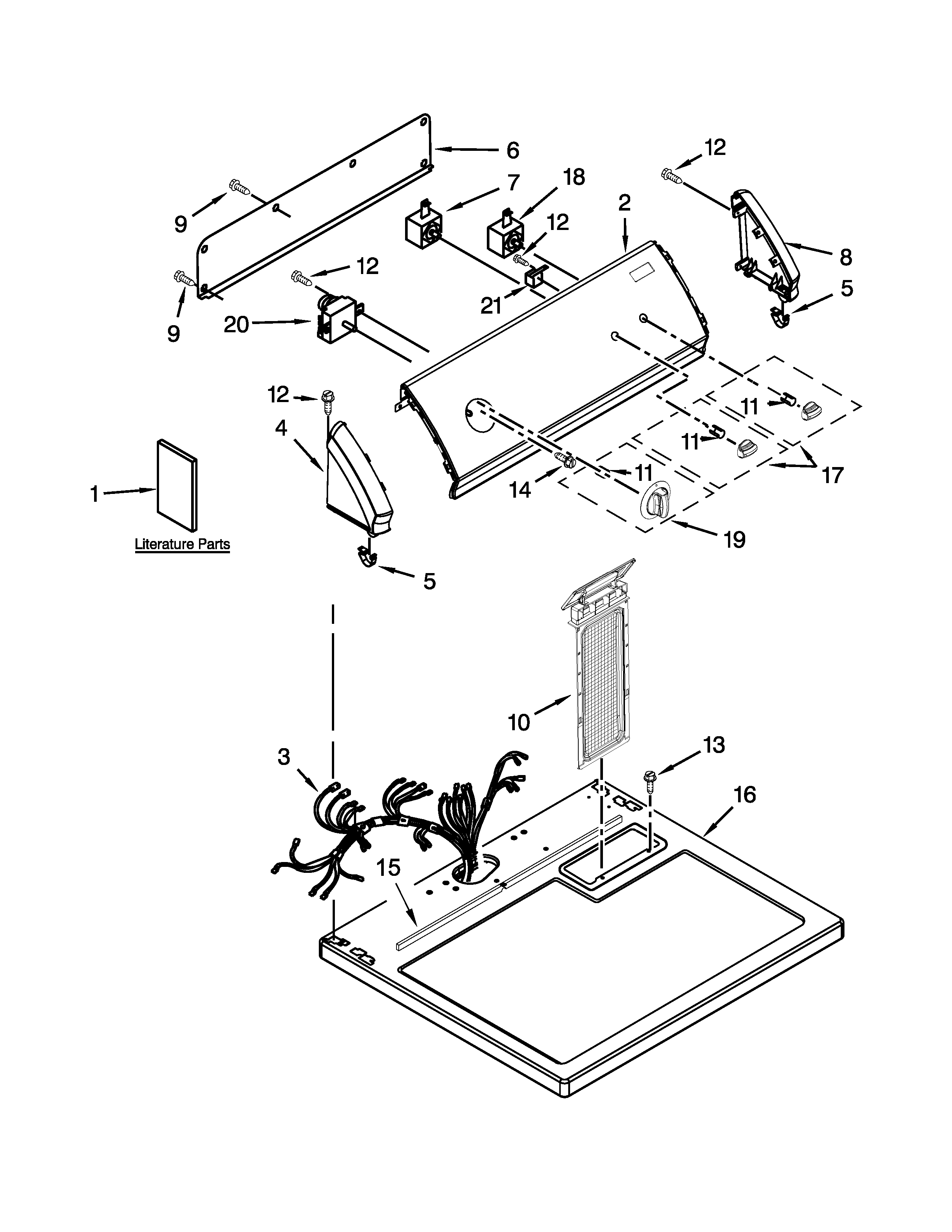 TOP AND CONSOLE PARTS