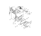 Whirlpool 4KWED4750BQ0 cabinet parts diagram