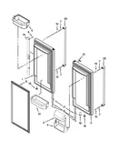 Refrigerator door parts
