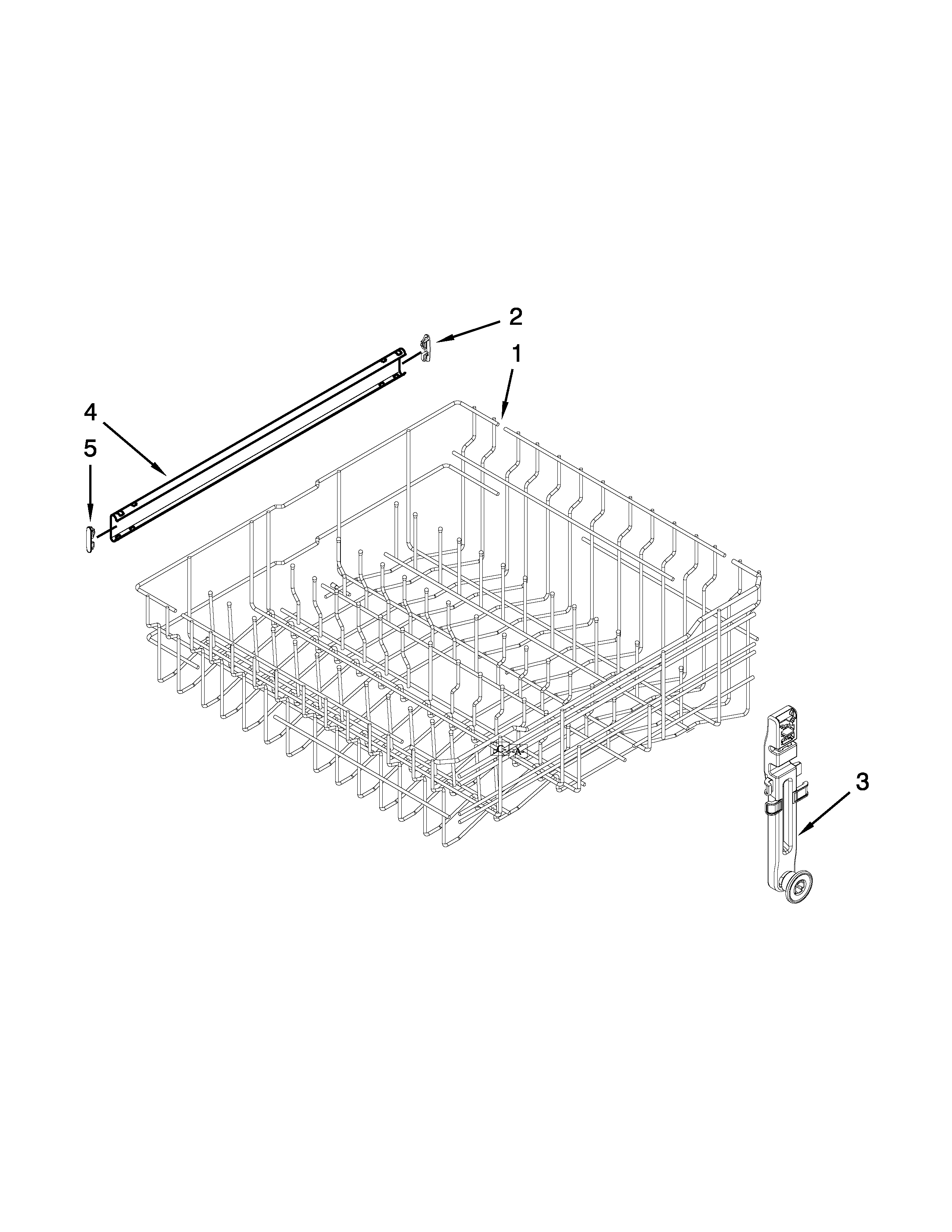 UPPER RACK AND TRACK PARTS