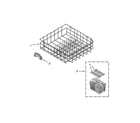 Maytag MDB7609AWB2 lower rack parts diagram