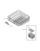 Lower rack parts