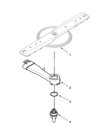 Lower washarm parts