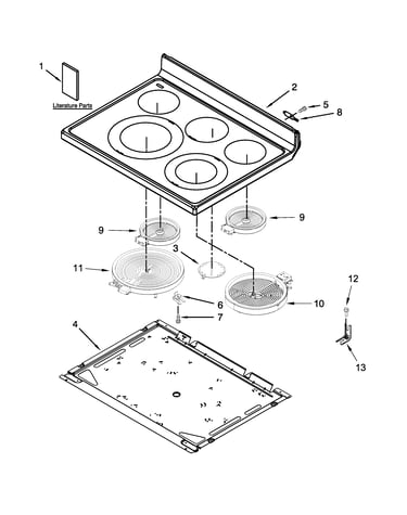 Cooktop parts