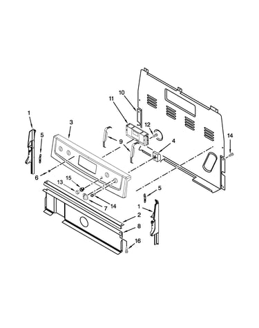 Control panel parts