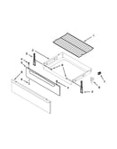 Drawer and rack parts