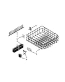 Lower rack parts