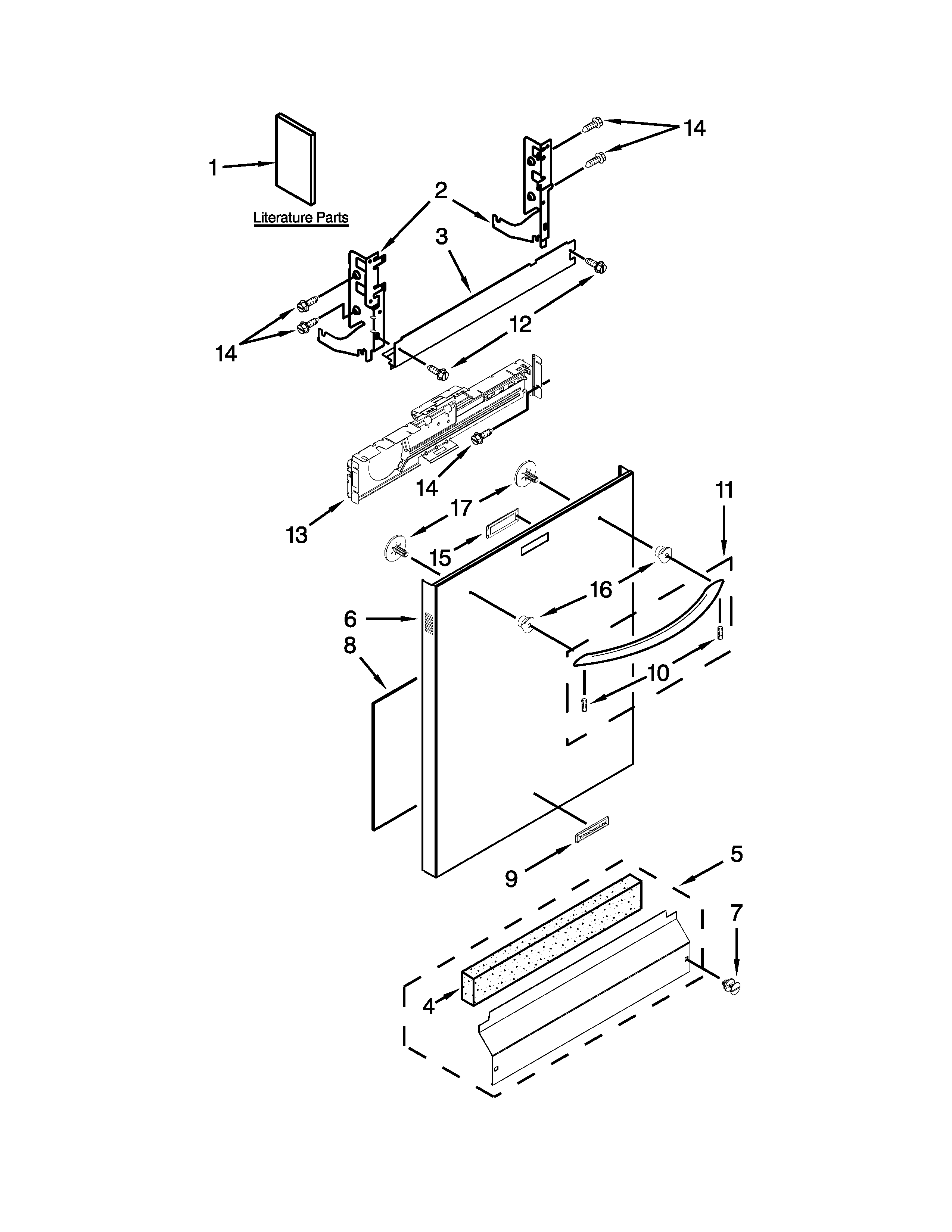 Door panel parts