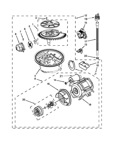 Pump and motor parts