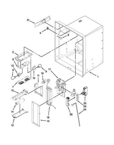 Refrigerator liner parts