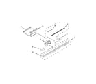 KitchenAid KUDS30SXBL8 control panel and latch parts diagram