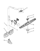 Upper wash and rinse parts