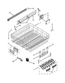 Upper rack and track parts