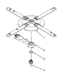 Lower washarm parts