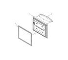 KitchenAid KBLS22KCMS00 freezer door parts diagram