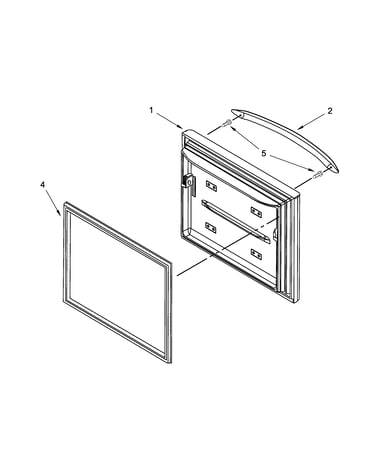 Freezer door parts